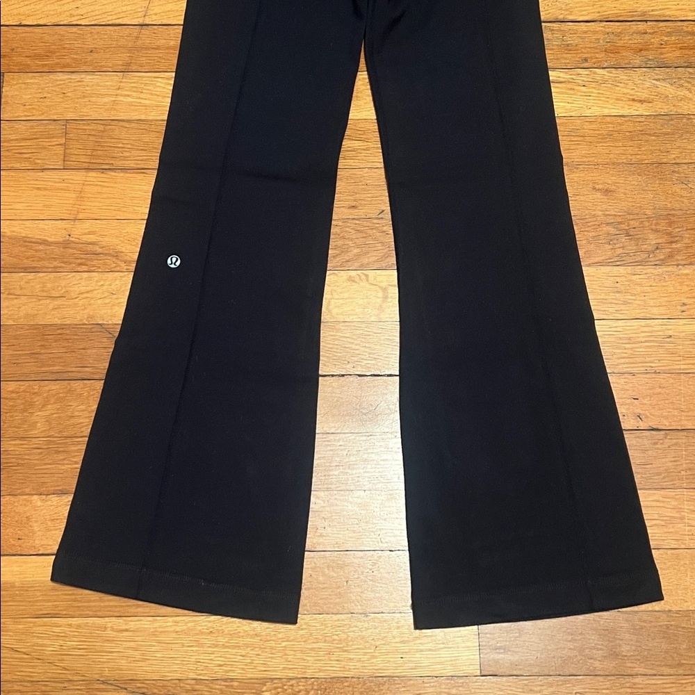 Lululemon The Groove Flare Pants in Black & Quilt, Women’s size 4 - Picture 11 of 14